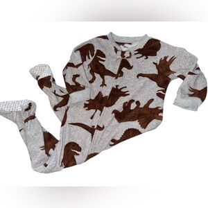 Carter’s fleece footed pajamas - dinosaurs